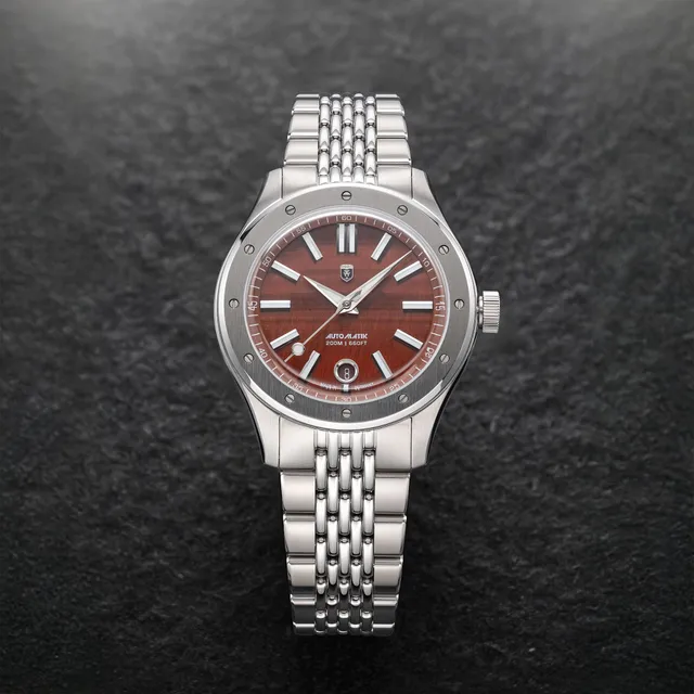 Heinrich Helicoprion orologio automatico Red Tiger's Eye Sellita