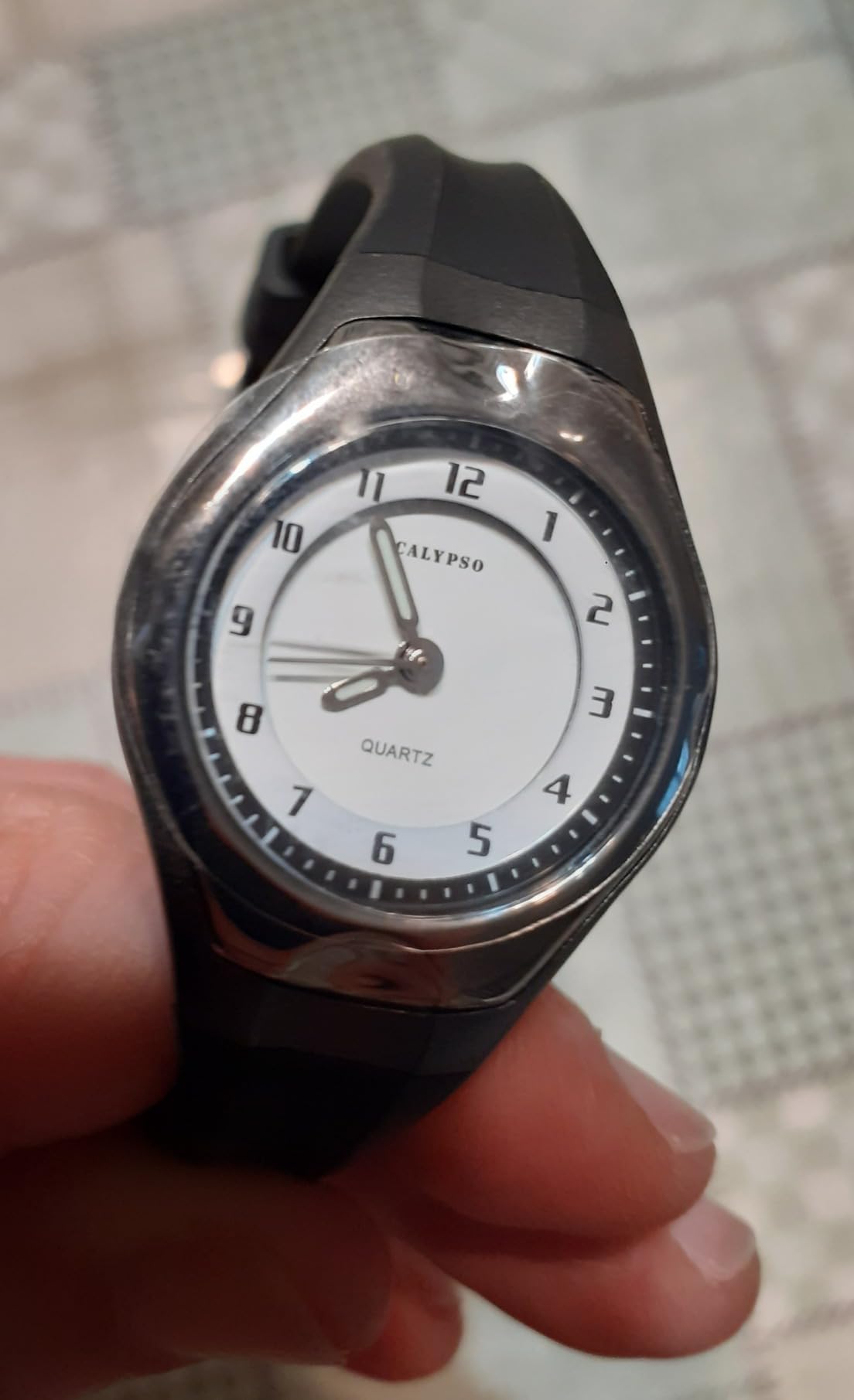 Calypso Basic orologio donna nero gomma 5 ATM