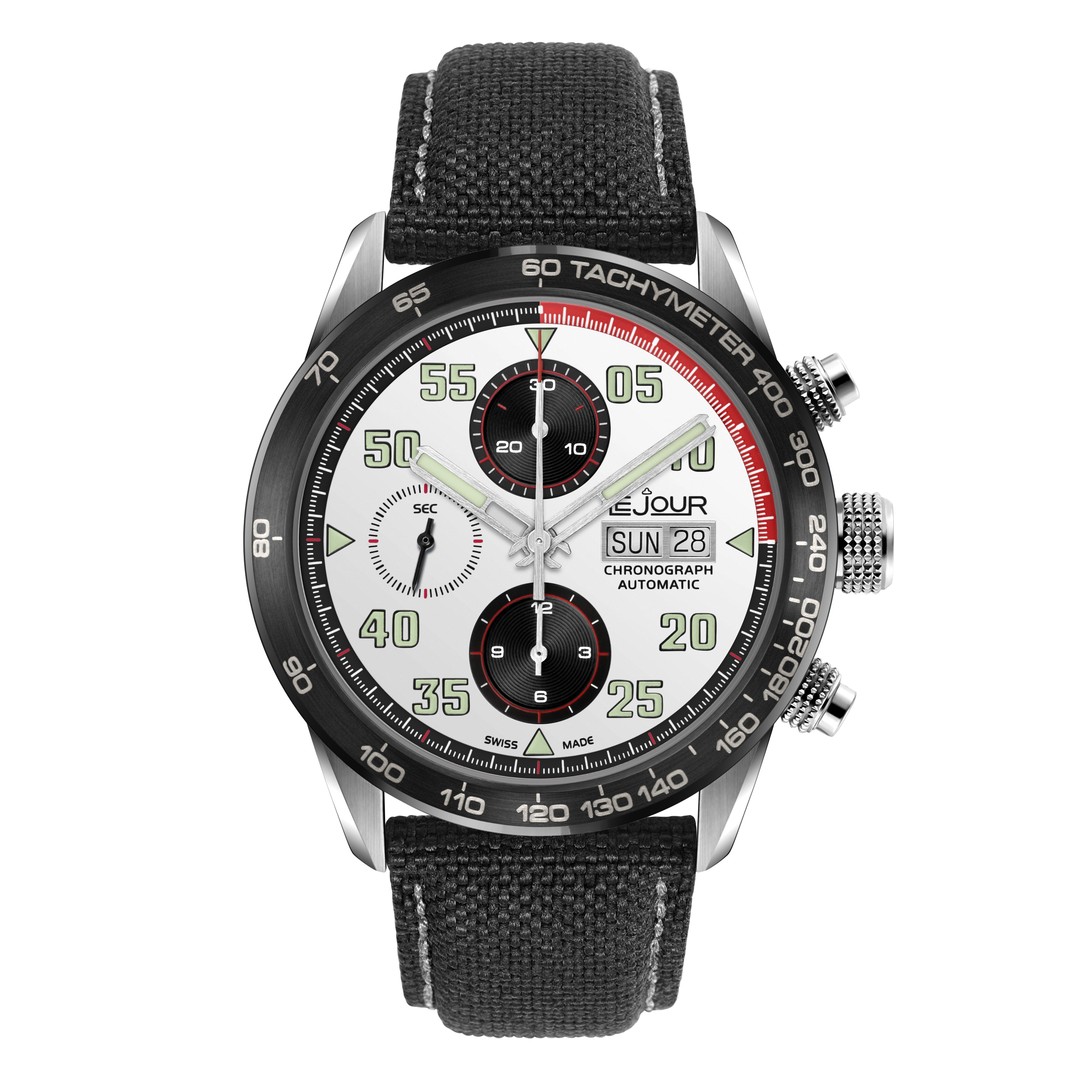 LeJour RD Chrono LJ-RD-006 orologio cronografo bianco 42 mm