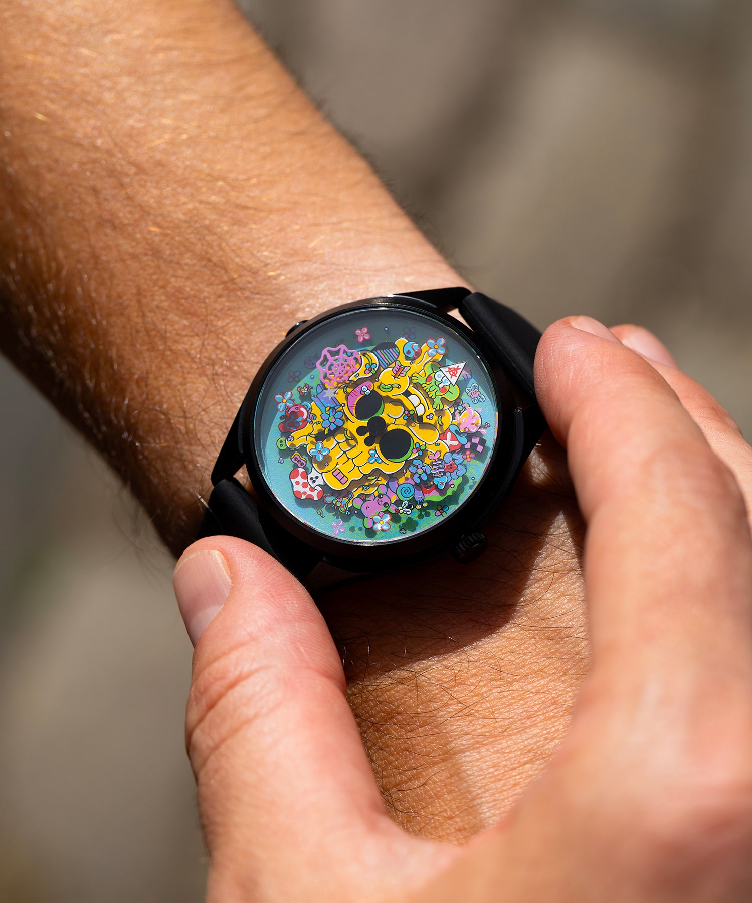 Mr Jones Watches Time Warp orologio quarzo nero 37mm