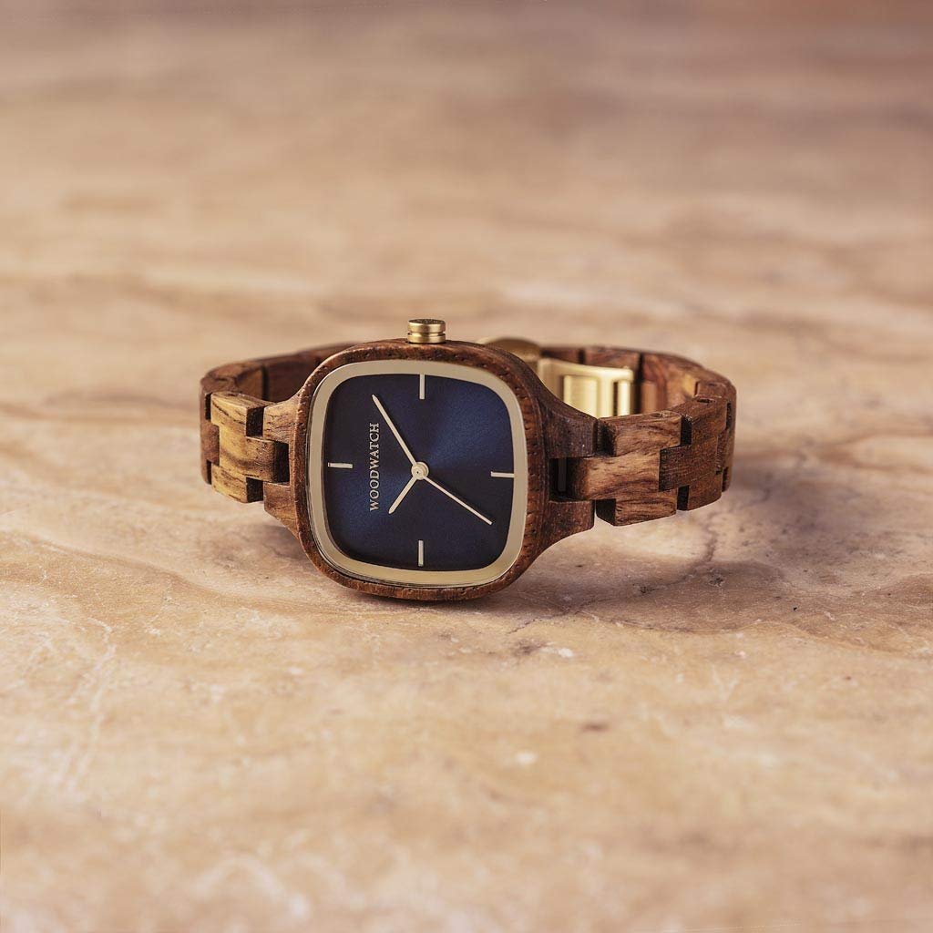 WoodWatch Radiance Starlight orologio legno donna quadrato