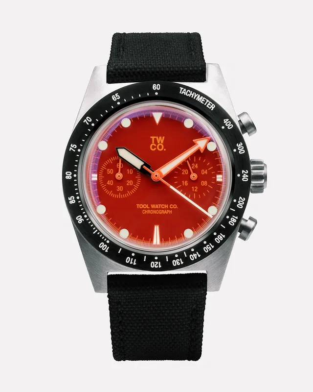 Tool Watch Co. Chroma Chronograph orologio arancione Orange
