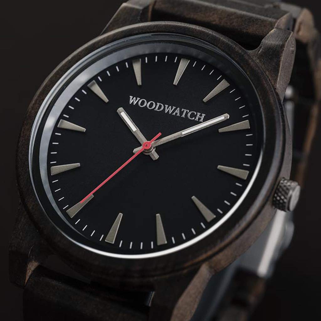 WoodWatch Classic Cypher Sandal Orologio Legno 45 mm