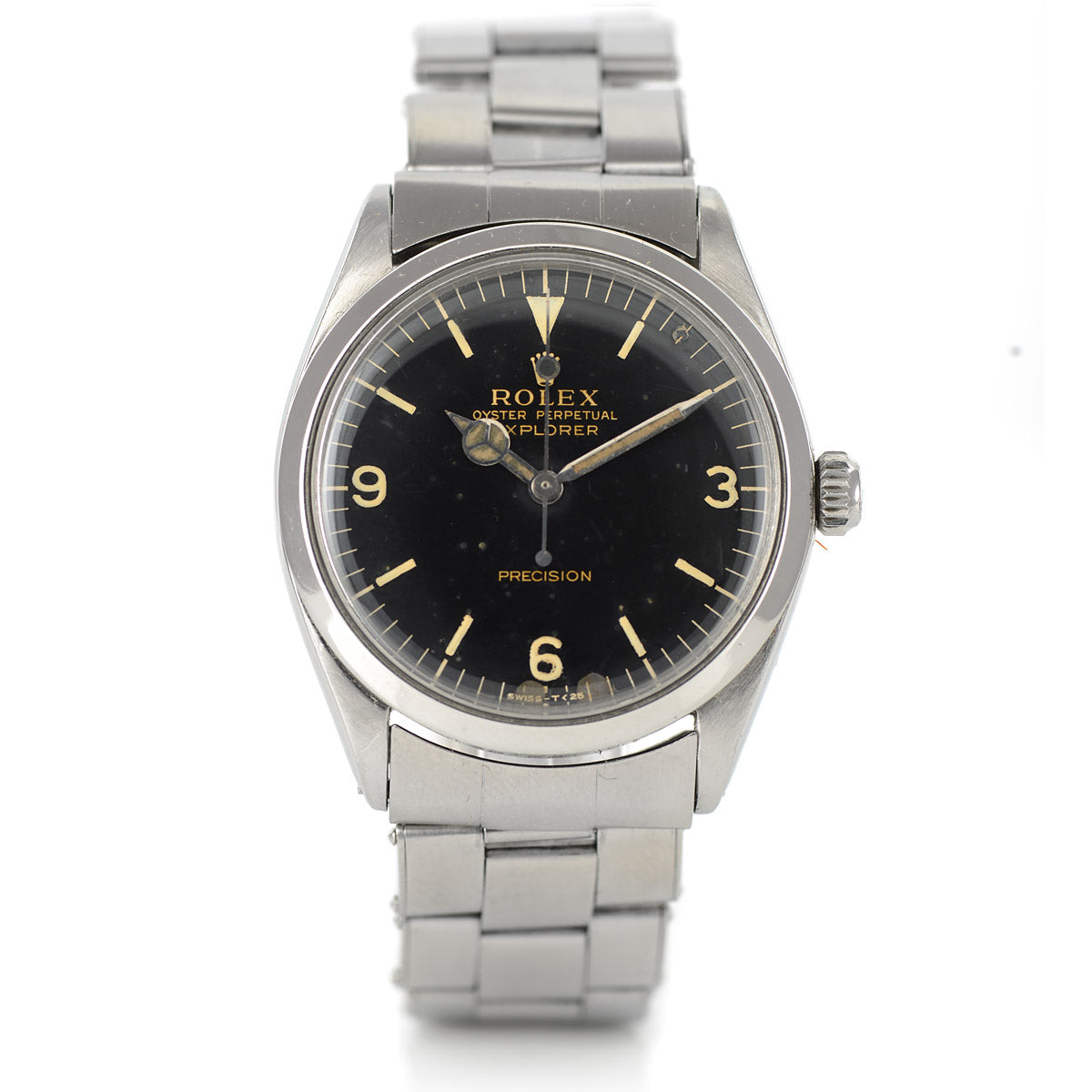Rolex Explorer 5500 orologio automatico acciaio 1967 gilt
