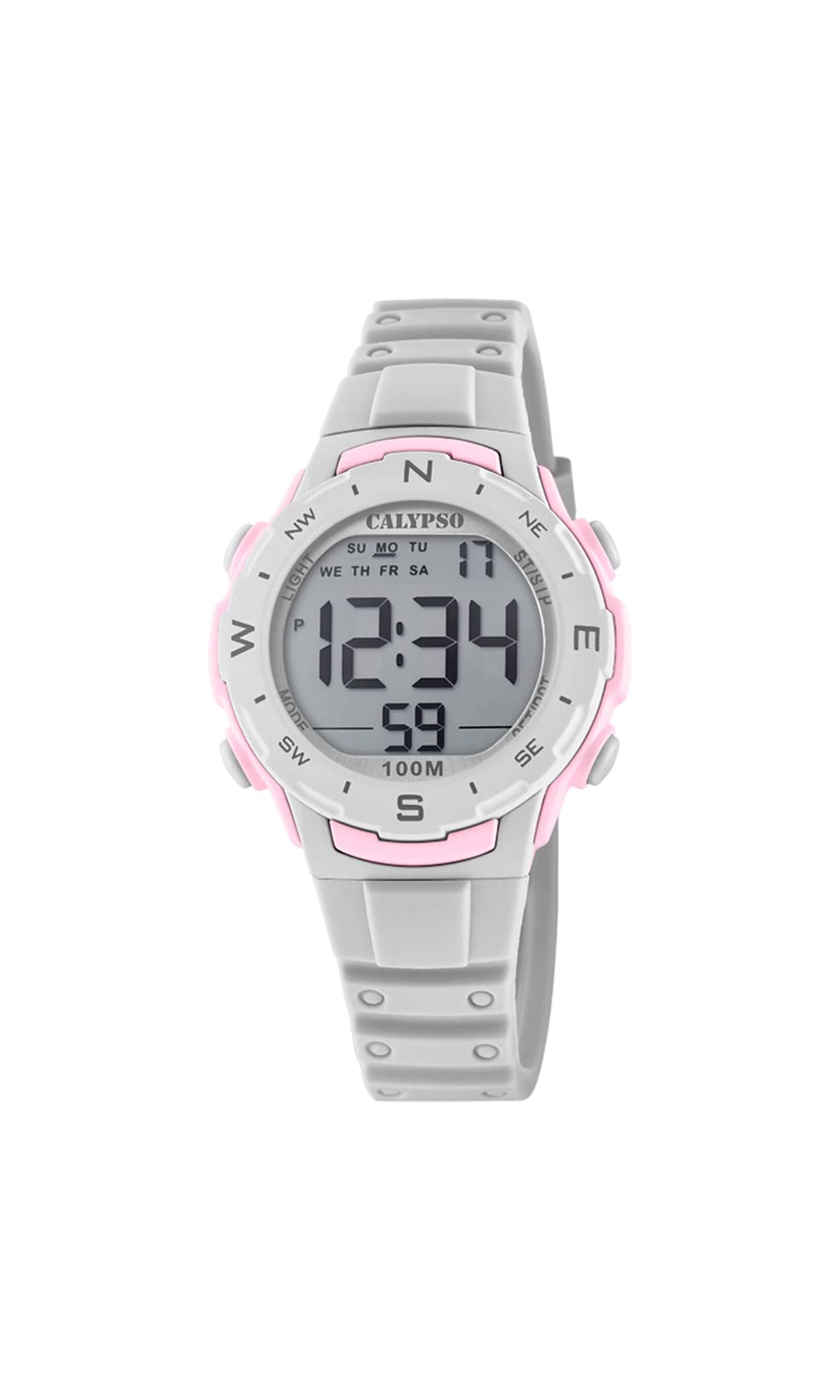 Calypso Digital Crush orologio digitale grigio gomma bimbo
