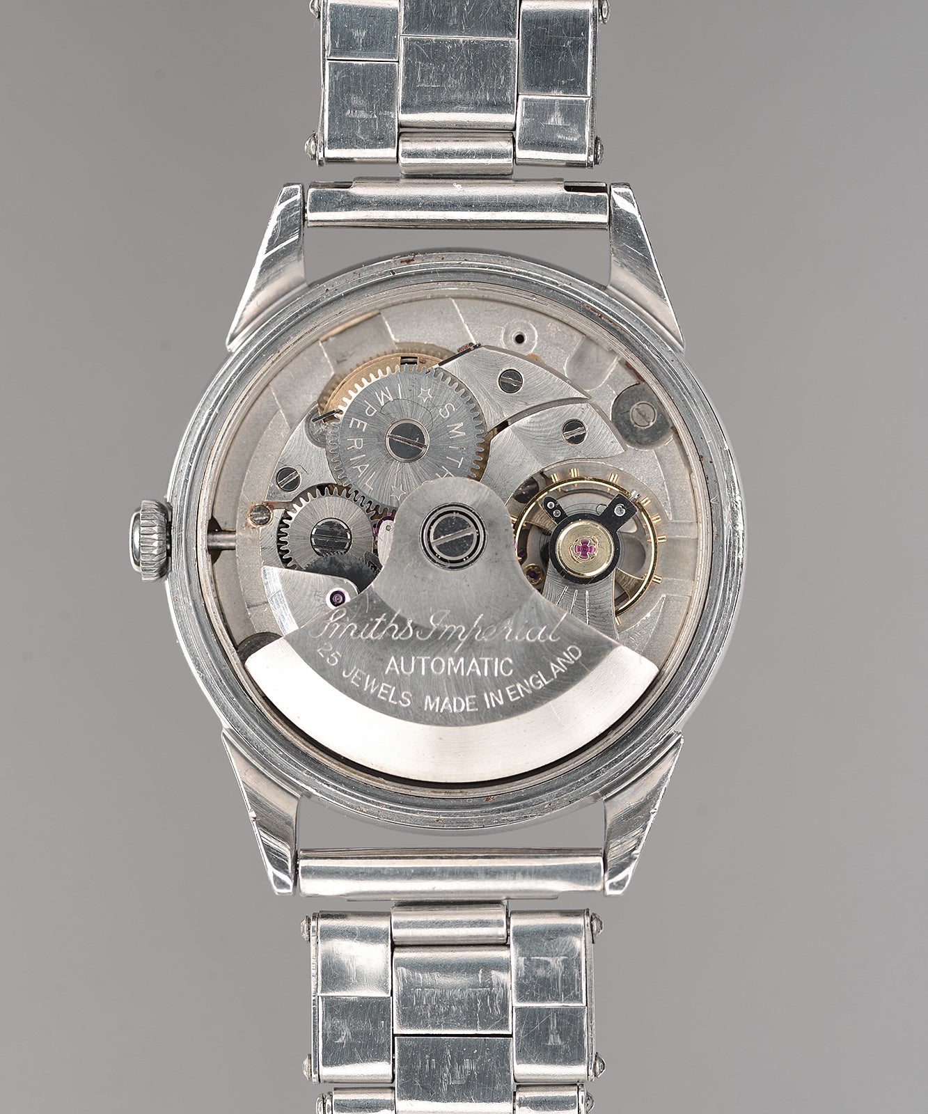 Smiths Everest automatico orologio acciaio bracciale