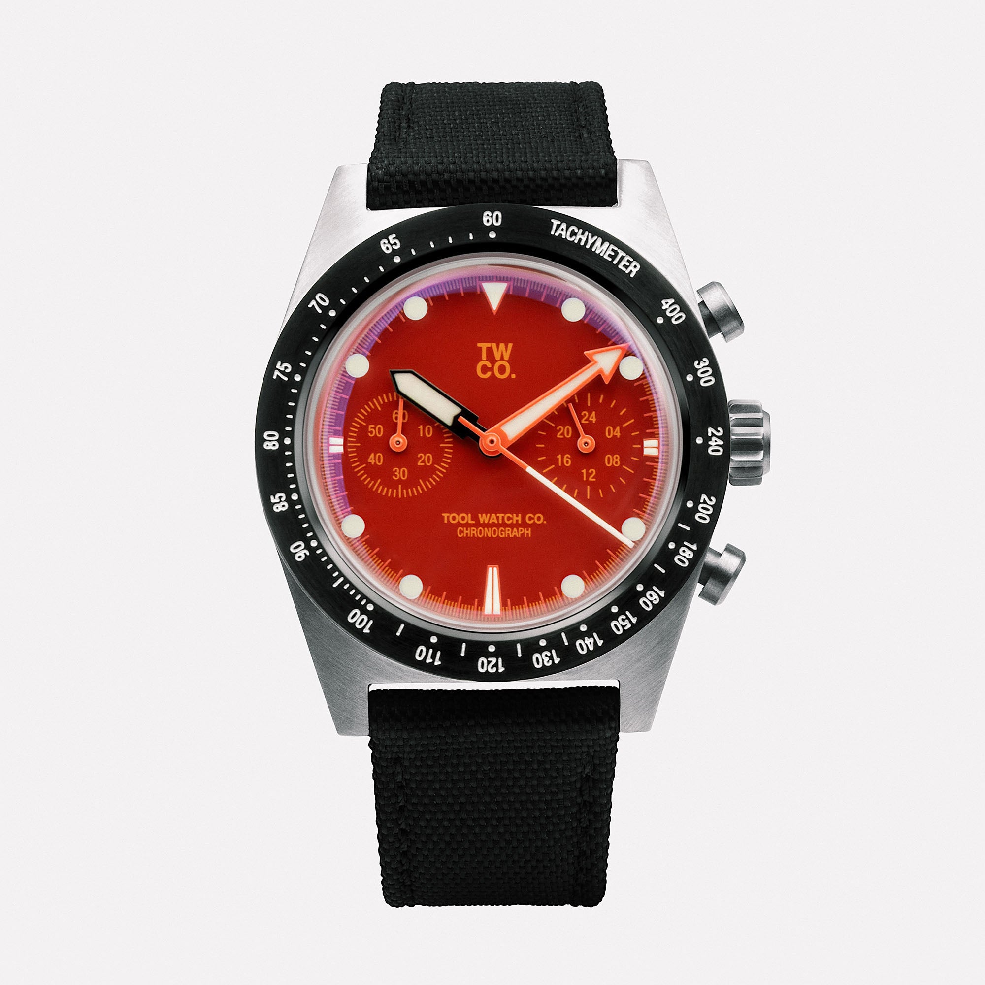 Tool Watch Co. Chroma Chronograph orologio arancione Orange