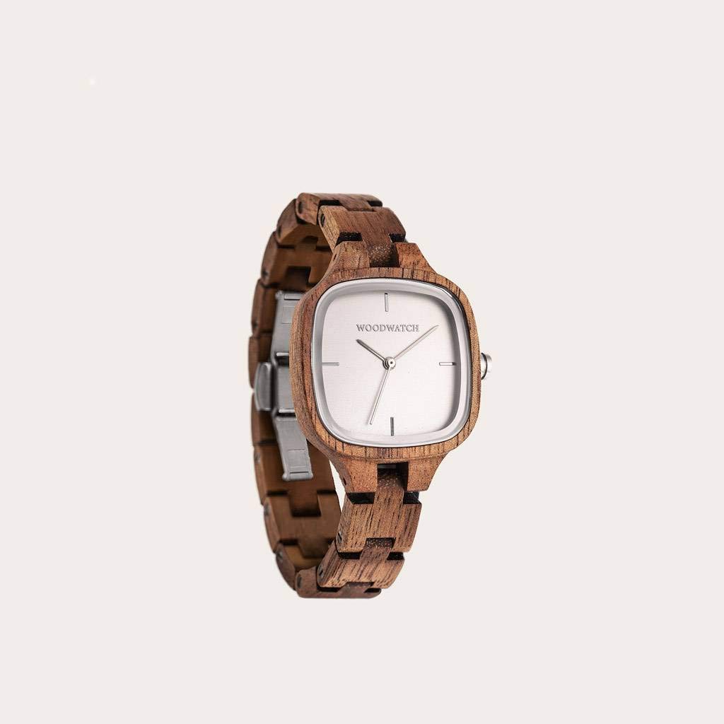 WoodWatch Elegance Modern Gallery orologio legno donna quadrato