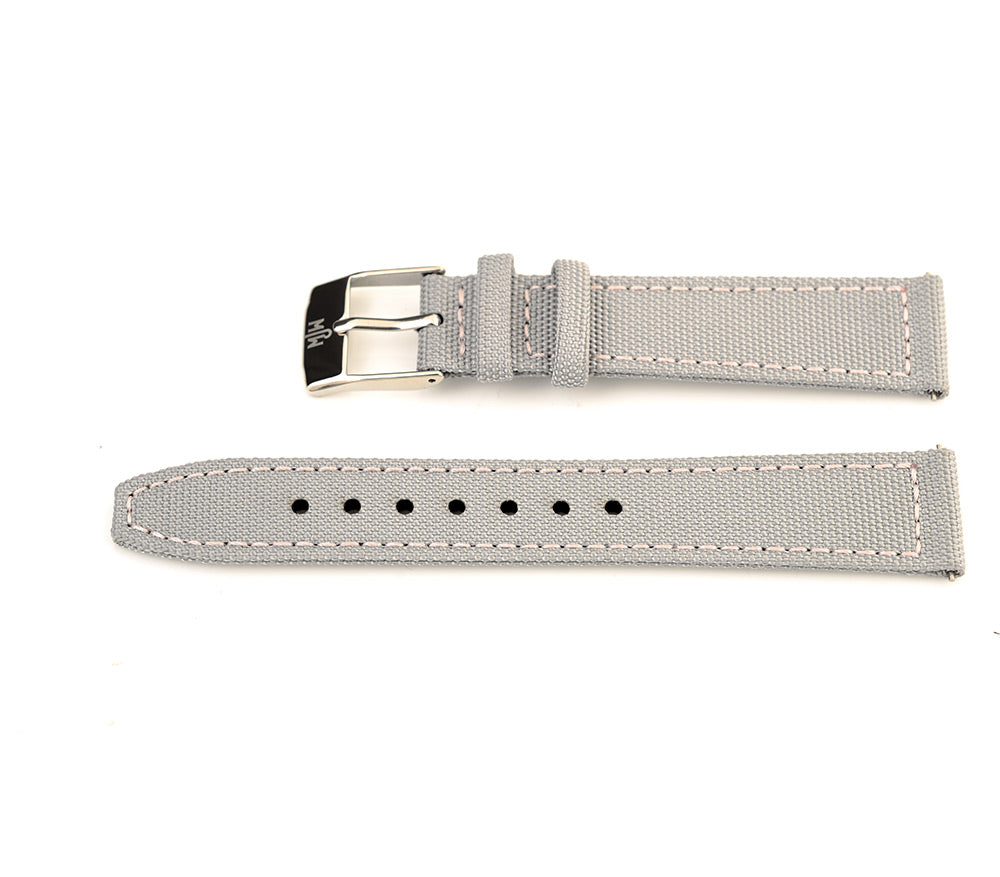 Mr Jones Watches cinturino nylon 18mm verde blu grigio