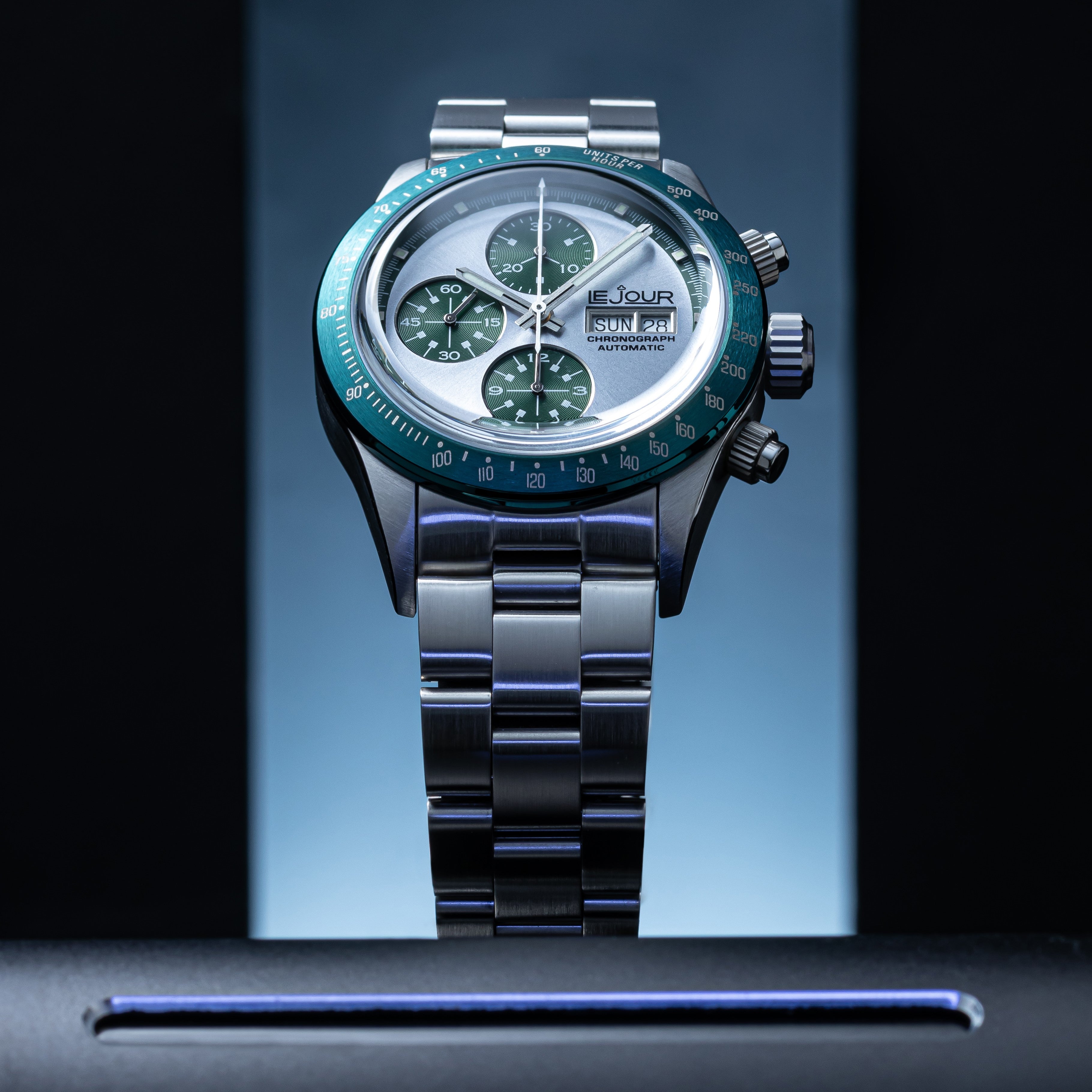LeJour CM Chrono LJ-CM-005 cronografo automatico grigio