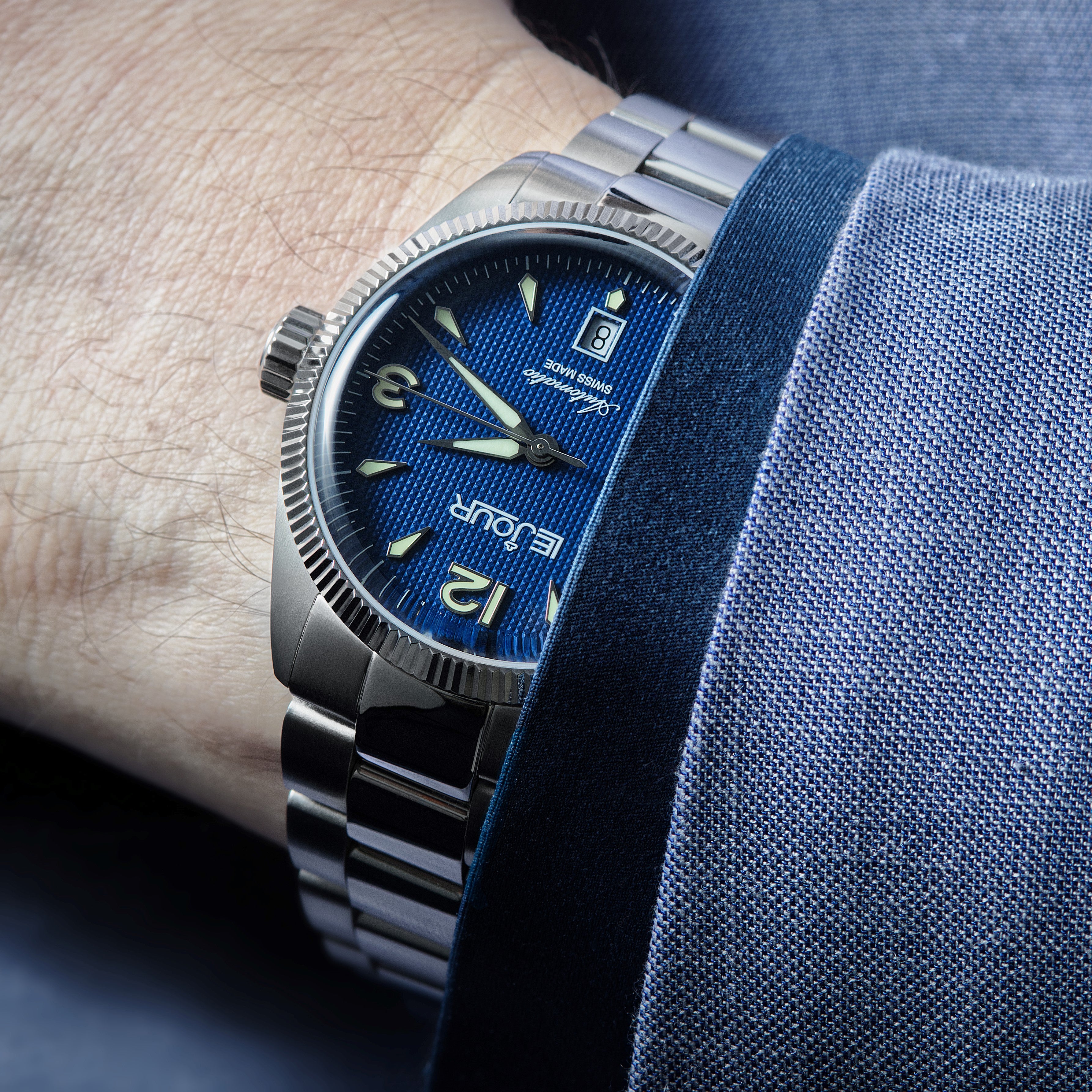 LeJour Brooklyn LJ-BR-002 orologio acciaio blu 40 mm