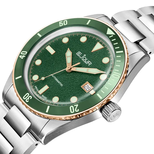 LeJour Seacolt Diver LJ-SCD-005 orologio verde 42 mm automatico