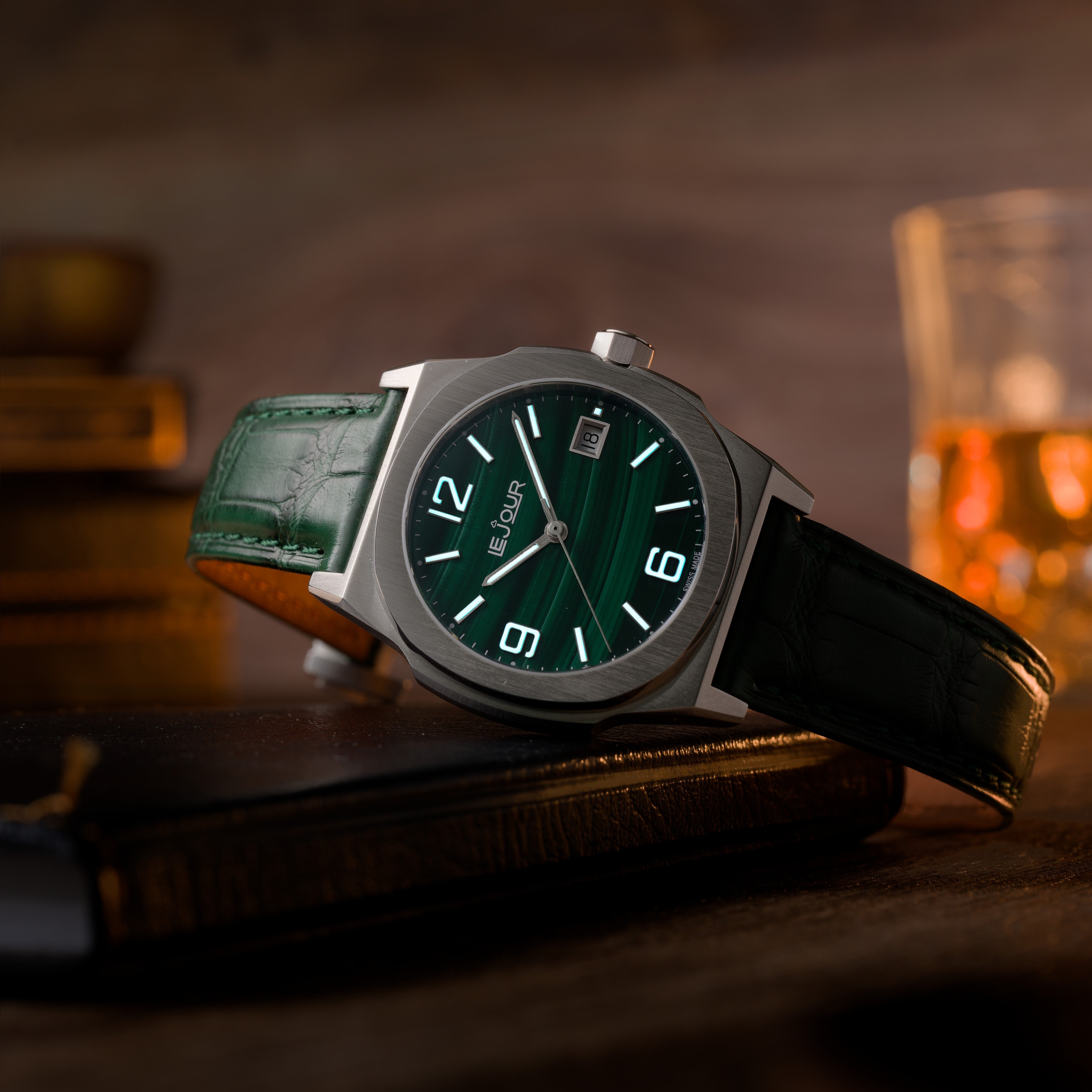 LeJour Fardón LJ-FD-002 orologio verde malachite