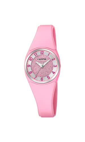 Calypso Basic K5752/2 orologio donna rosa analogico gomma