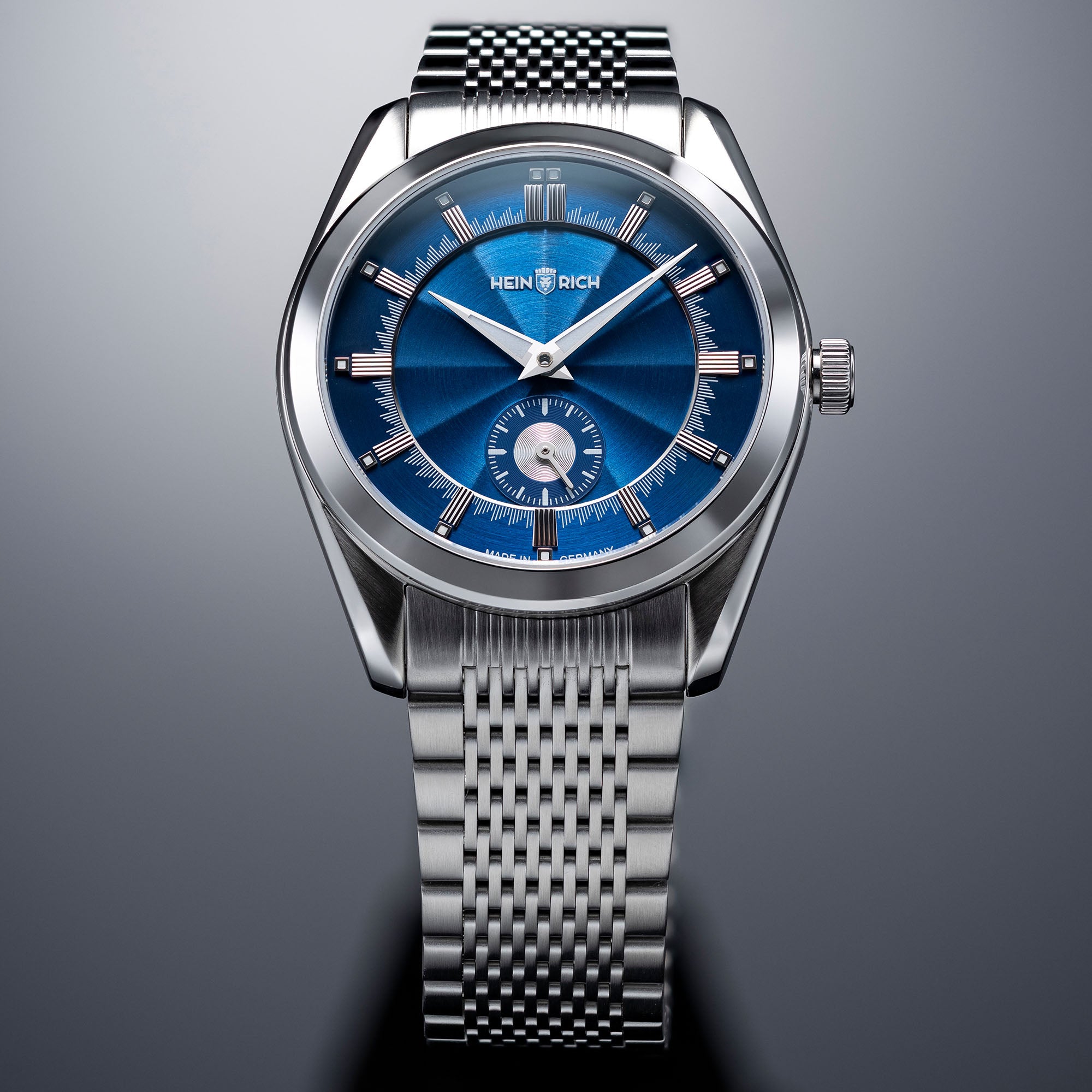 Heinrich Radiance orologio acciaio verde elegante