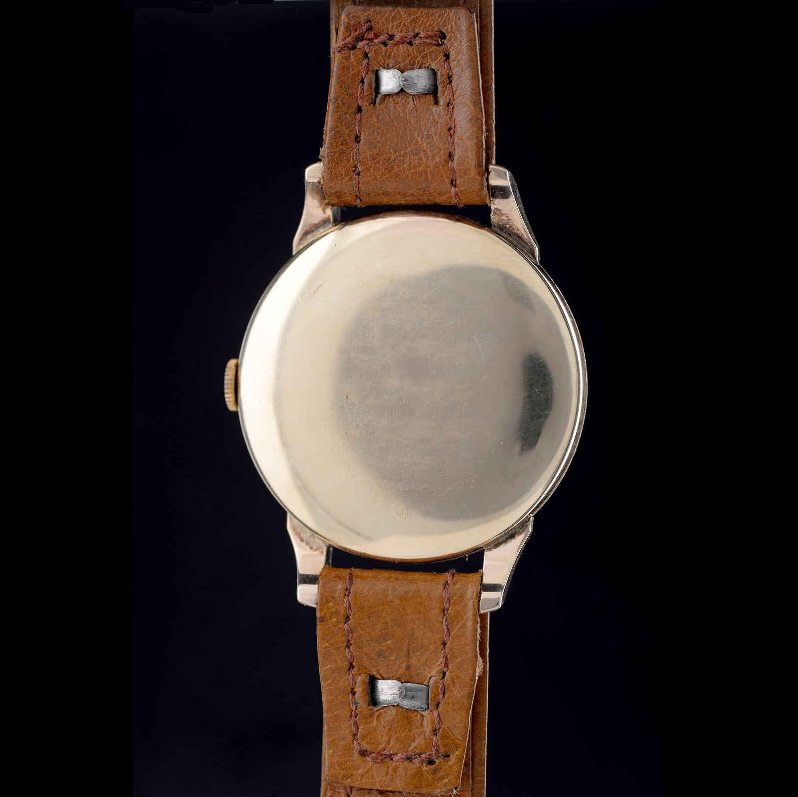 Smiths 1953 oversized orologio da polso oro 9ct 35mm 18 rubini