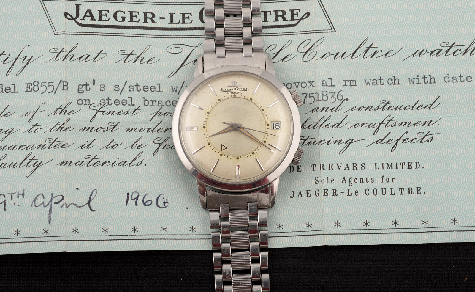 Jaeger-LeCoultre Memovox 1966 orologio automatico con sveglia