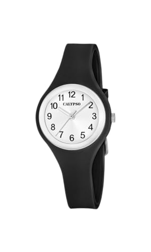 Calypso Basic orologio analogico donna nero quadrante bianco