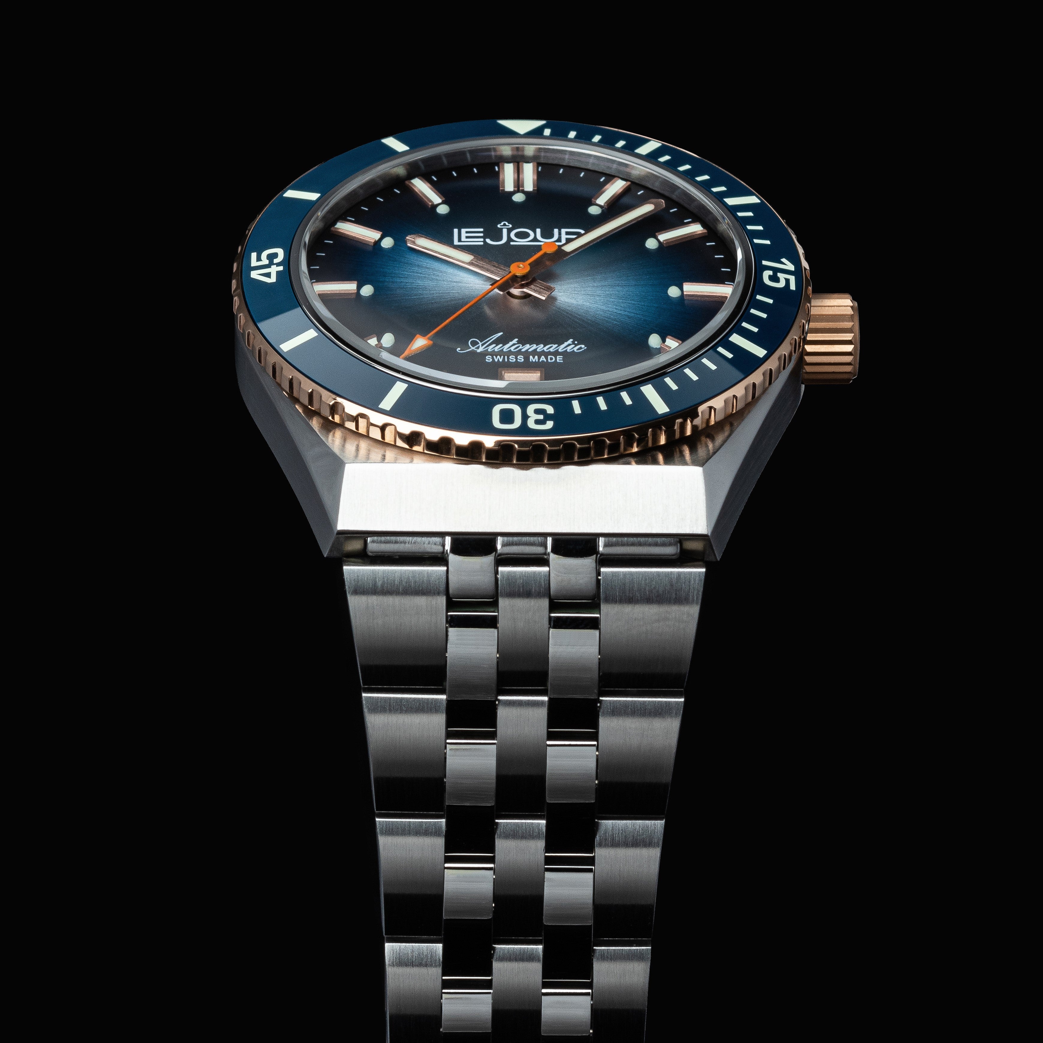 LeJour Delmare LJ-DM-008 orologio automatico 41mm blu
