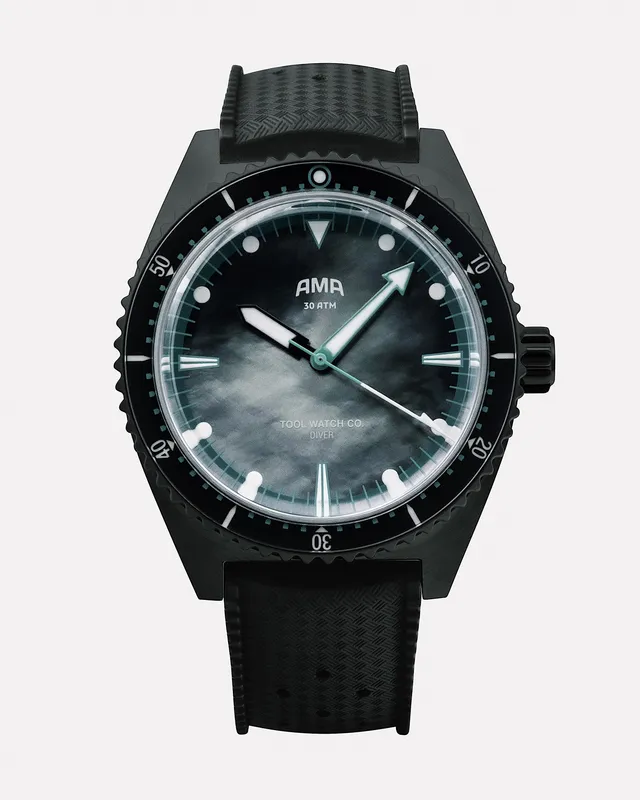 Tool Watch Co. AMA Diver orologio Night Dive nero