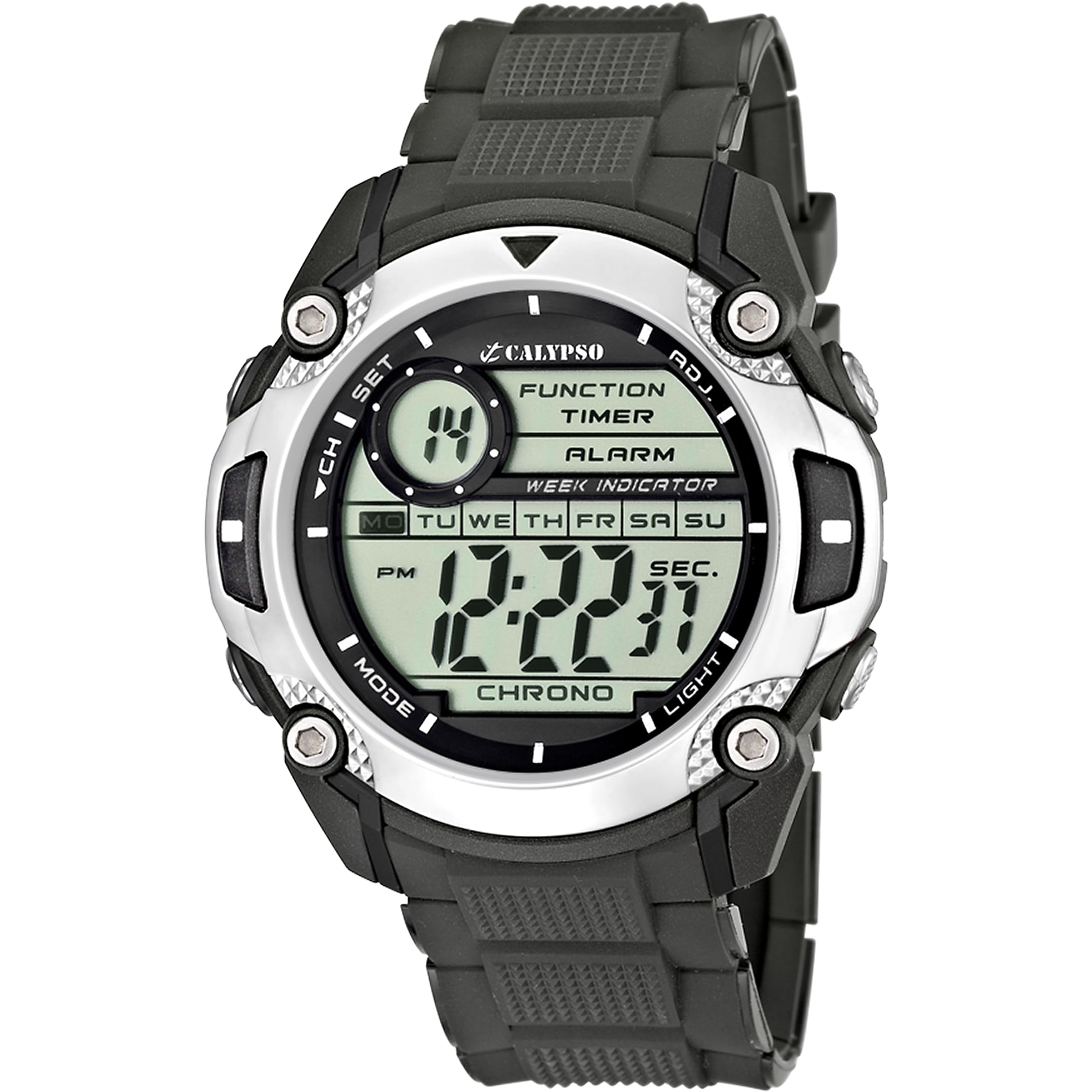 Calypso Urban Digital K5577/1 orologio digitale grigio gomma