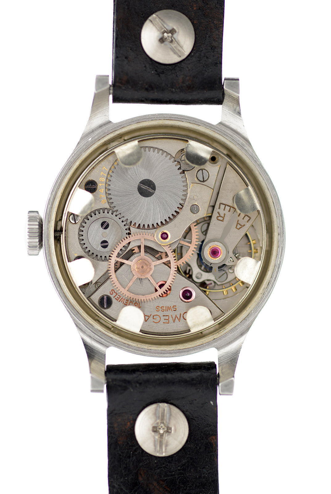 Omega 6B/159 1956 orologio pilota militare acciaio