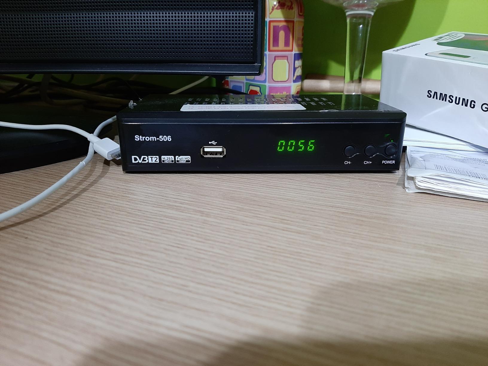 Strom 506-M decoder digitale terrestre DVB-T2 Full HD nero