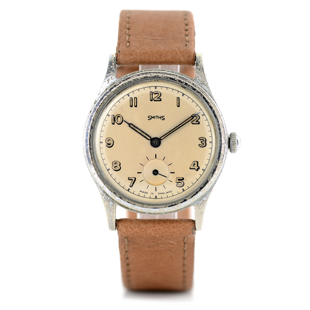 Mr Jones Watches Vintage Smiths Hillary orologio meccanico pelle