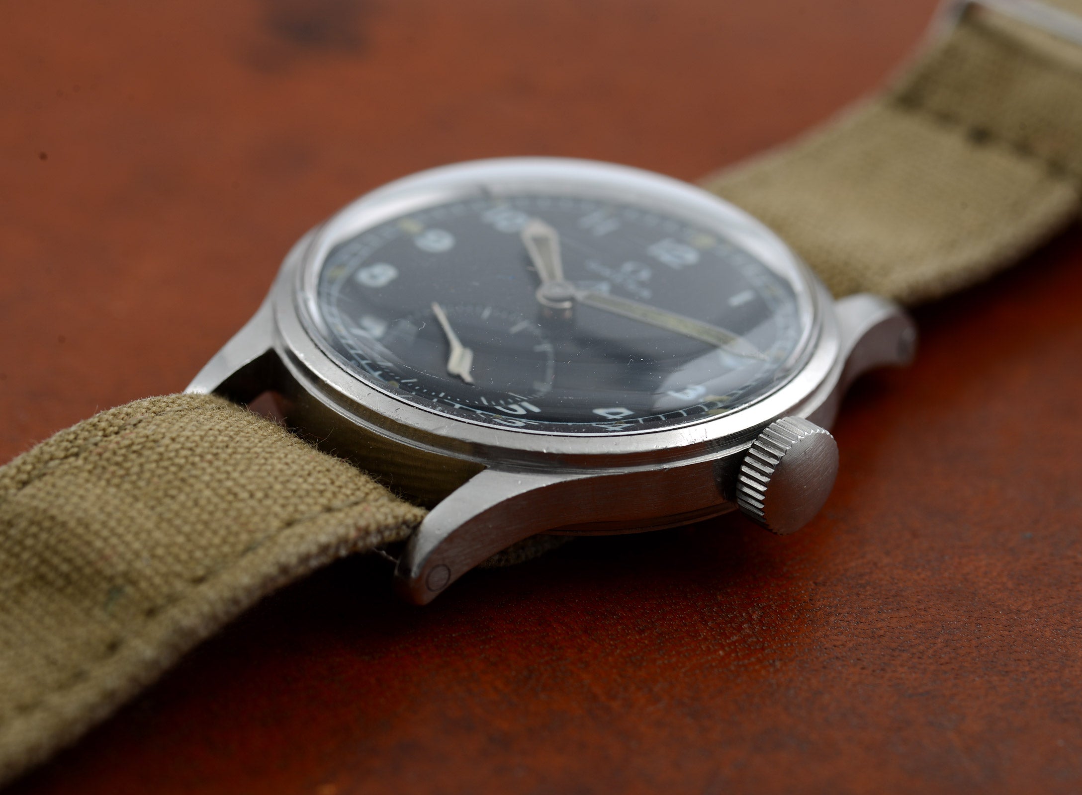 Omega WWW 1945 orologio militare acciaio 35mm