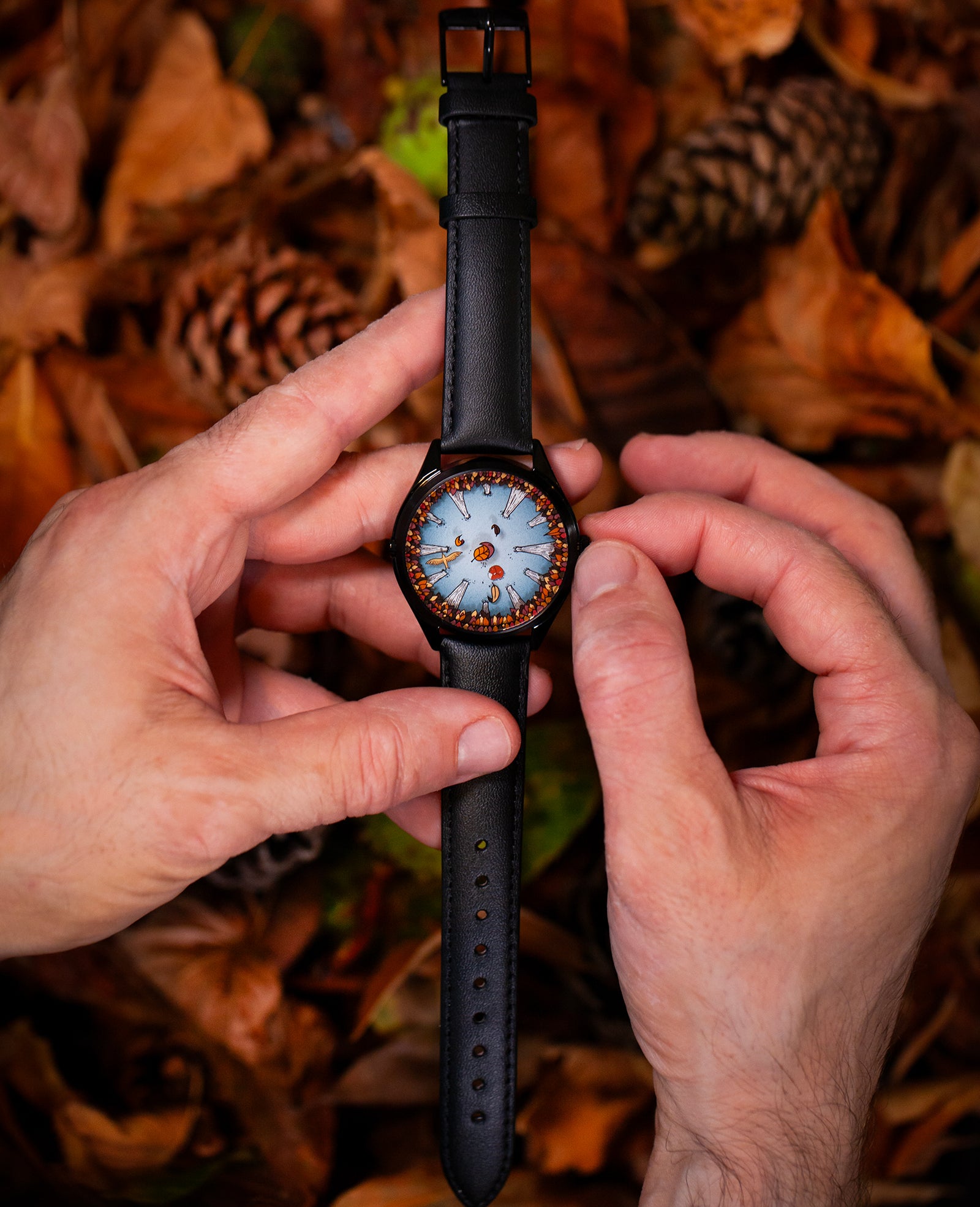 Mr Jones Watches A perfectly useless morning orologio nero 37mm quarzo