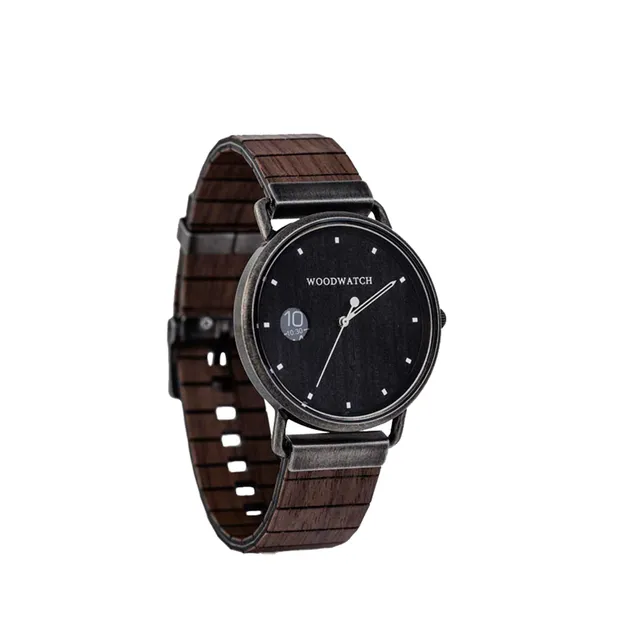 WoodWatch Classic Rock Orologio in Legno 40 mm Quarzo