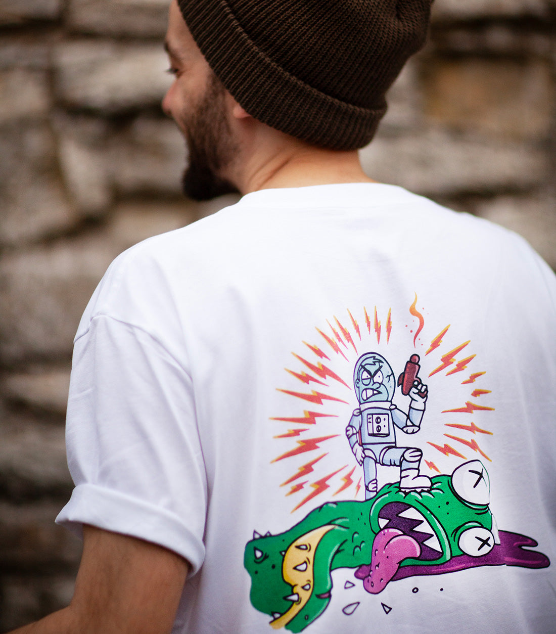 Mr Jones Monster Melter maglietta cotone unisex