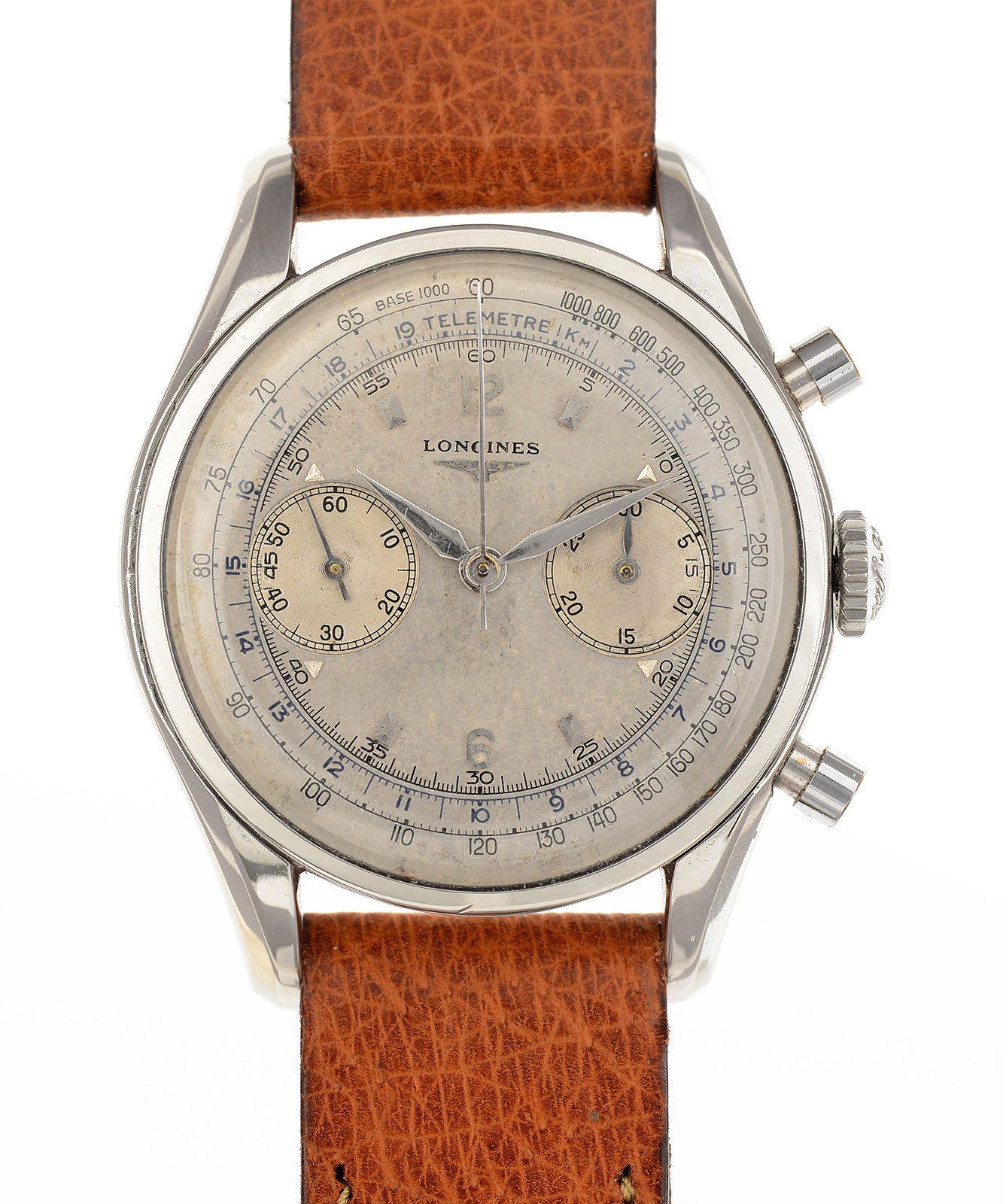 Longines 6552-3 cronografo vintage acciaio 38mm