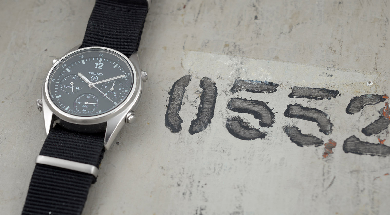 Mr Jones Vintage Seiko RAF orologio cronografo 38mm militare