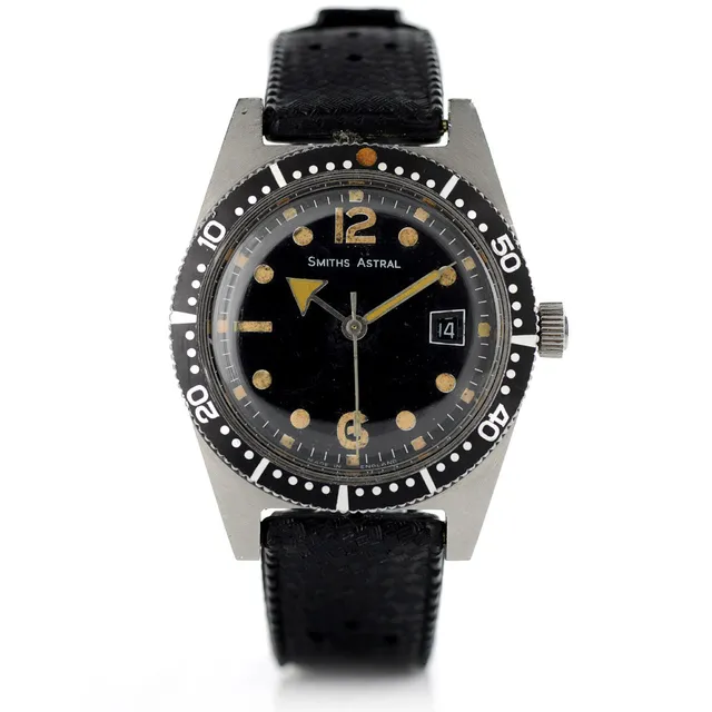 Smiths Astral orologio diver 38mm acciaio 1968