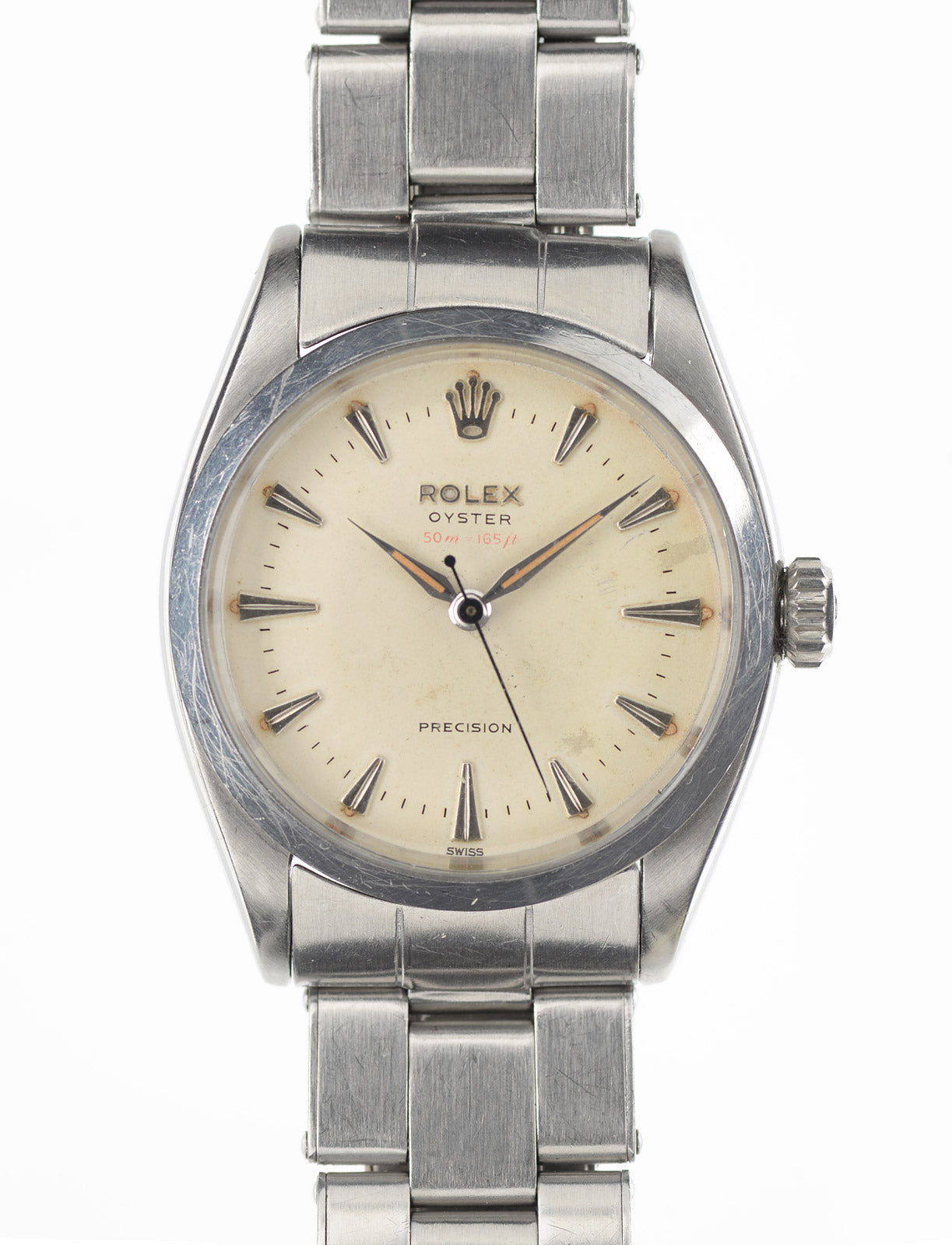 Rolex Oyster 1956 orologio acciaio 34mm bracciale