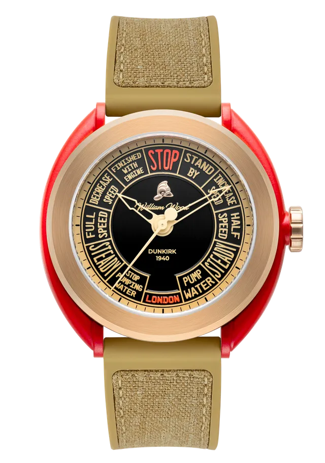 William Wood Dunkirk Orologio Bronzo 42mm Fire Gear