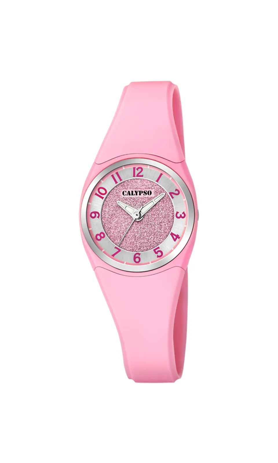 Calypso Basic K5752/2 orologio donna rosa analogico gomma