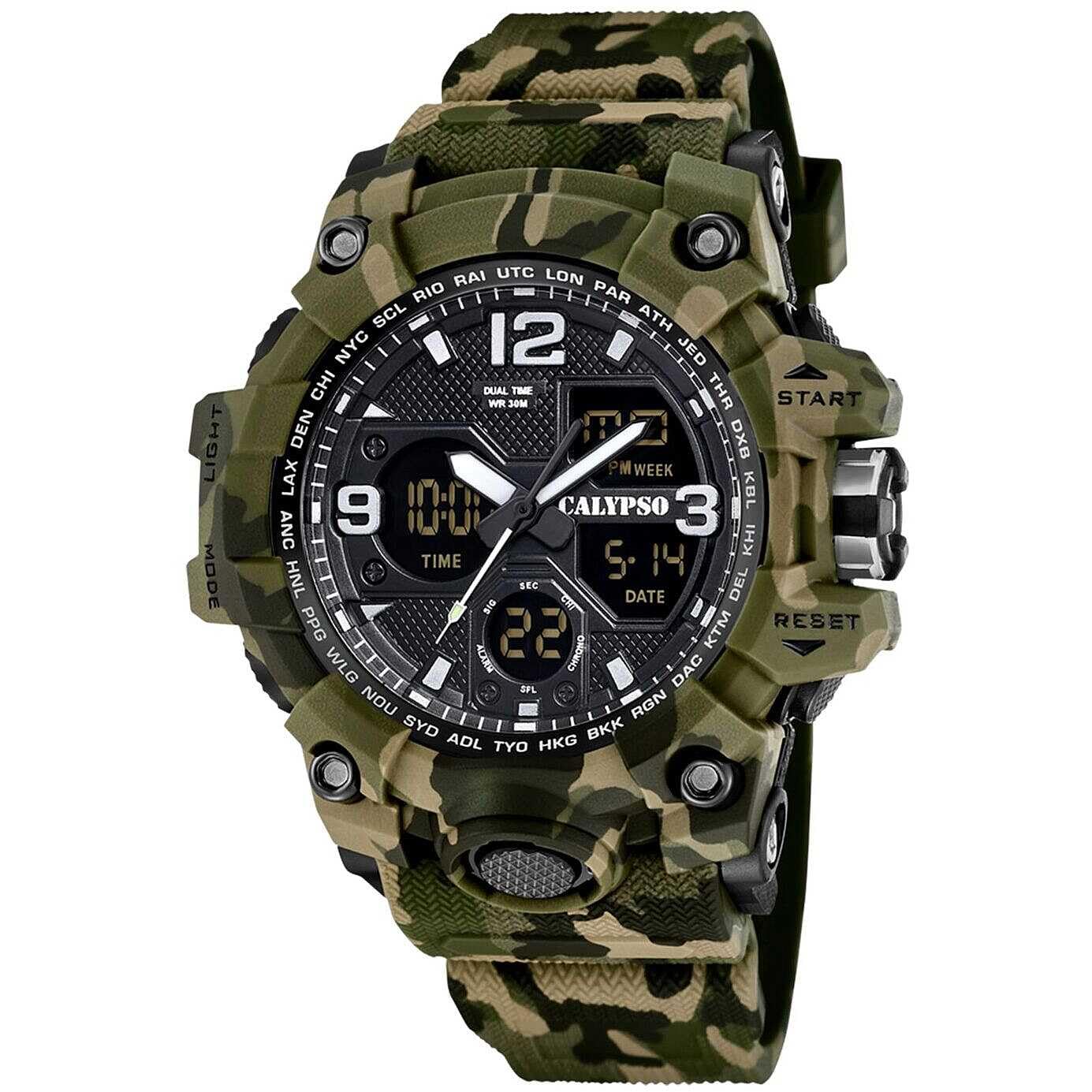 Calypso XTrem K5855 orologio uomo blu 5 ATM