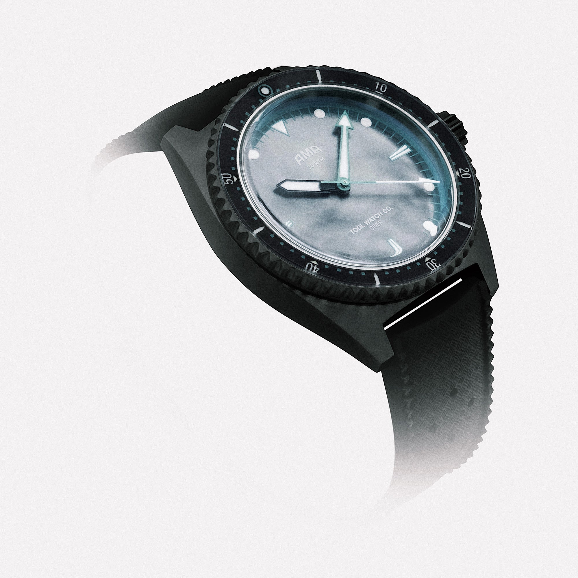 Tool Watch Co. AMA Diver orologio Night Dive nero