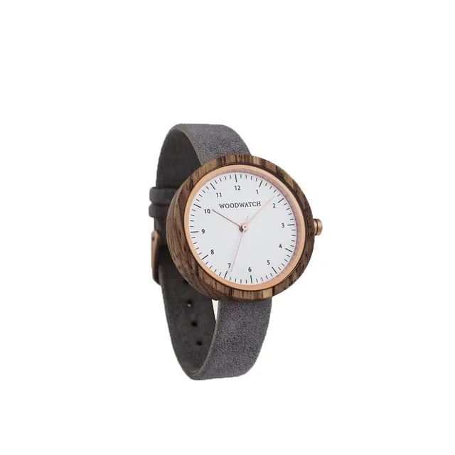 WoodWatch Nordic Oslo orologio legno 36 mm pelle