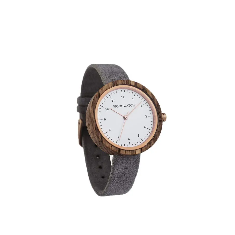 WoodWatch Nordic Oslo orologio legno 36 mm pelle