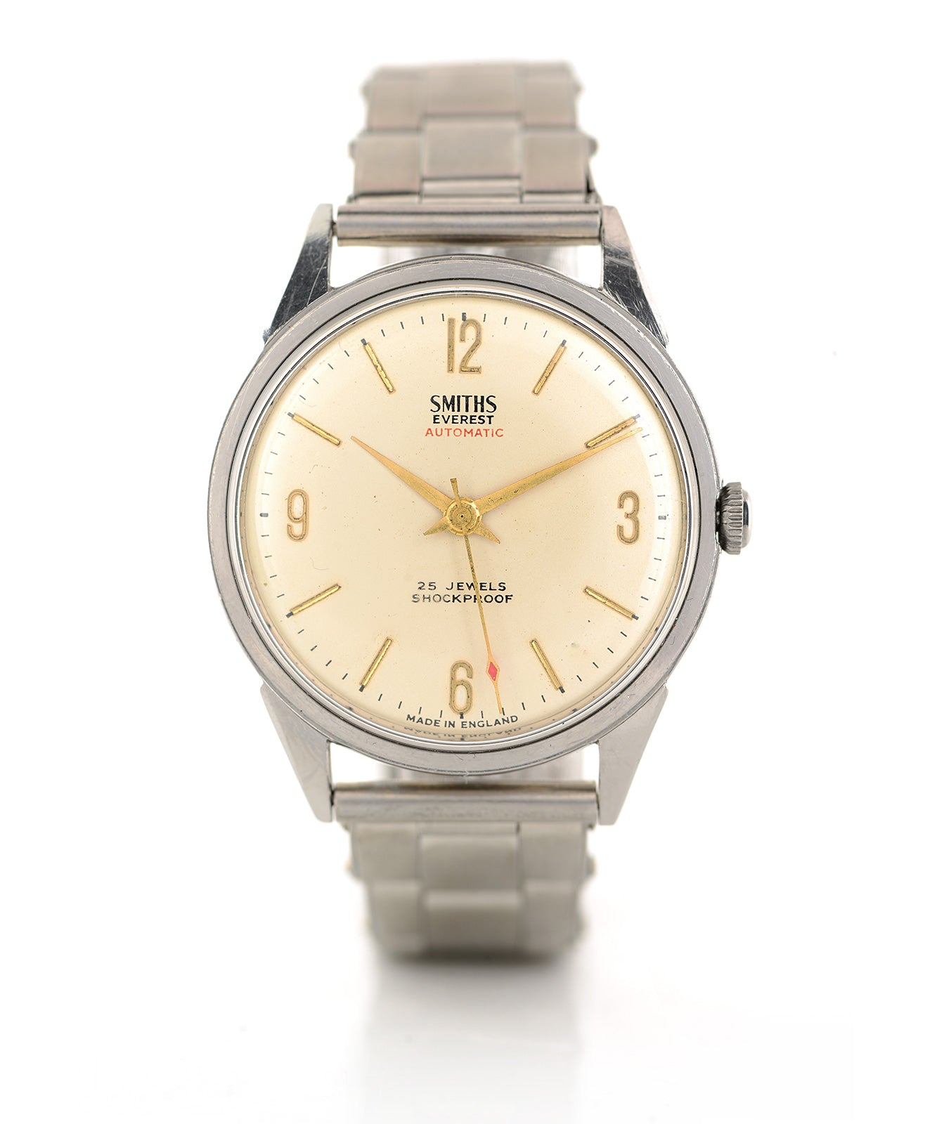 Smiths Everest automatico orologio acciaio bracciale