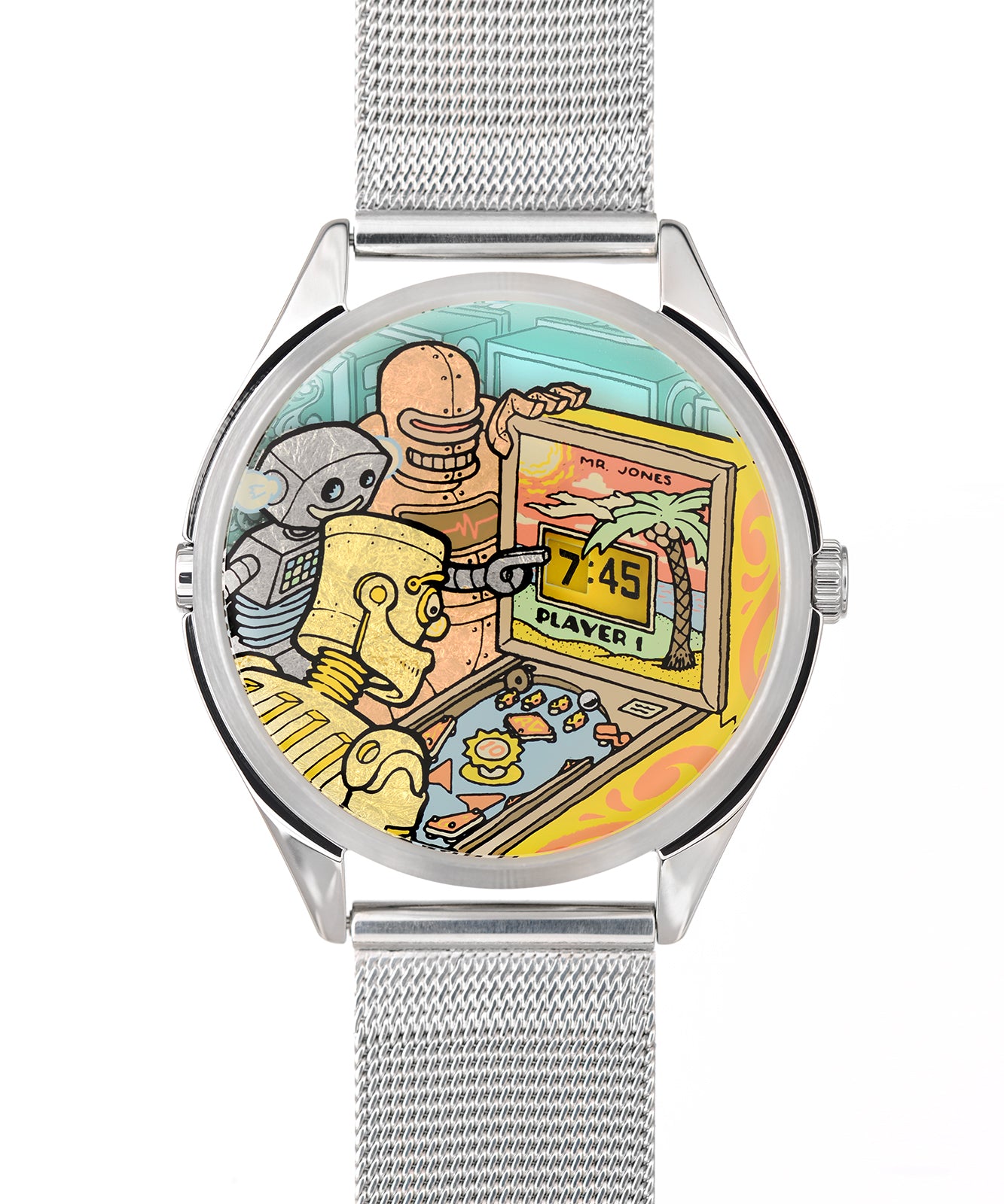 Mr Jones Watches Ricochet orologio 37mm jump hour dorato