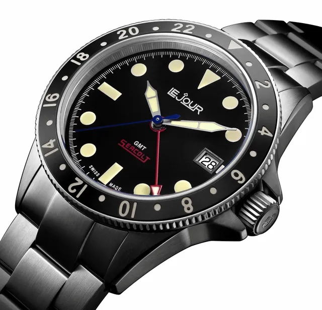 LeJour Seacolt GMT LJ-SC-001 orologio automatico nero