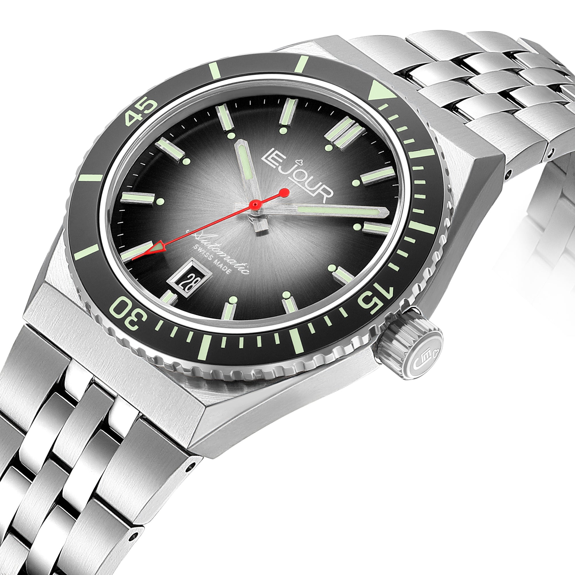 LeJour Delmare LJ-DM-001 orologio diver 41mm nero