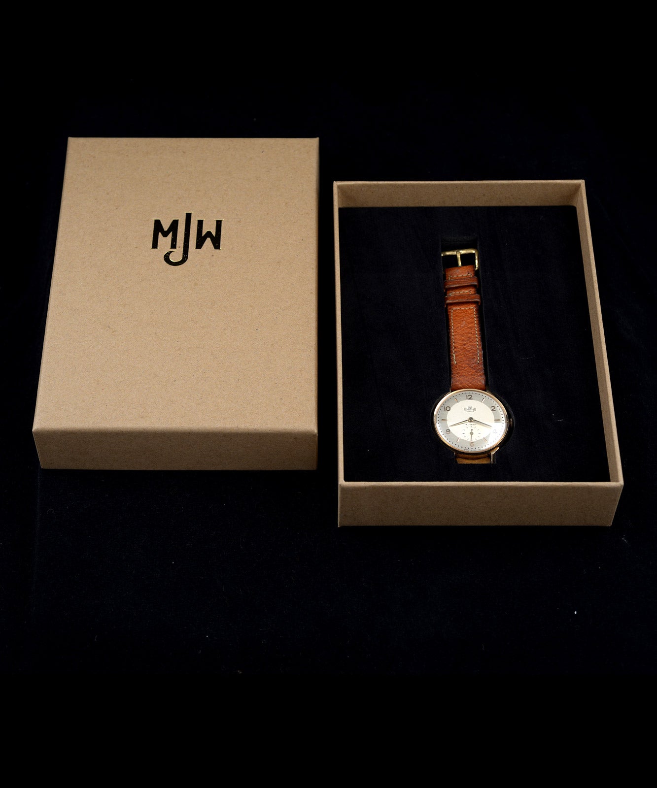 Smiths Oversize 18 Carati 1955 orologio oro 35mm