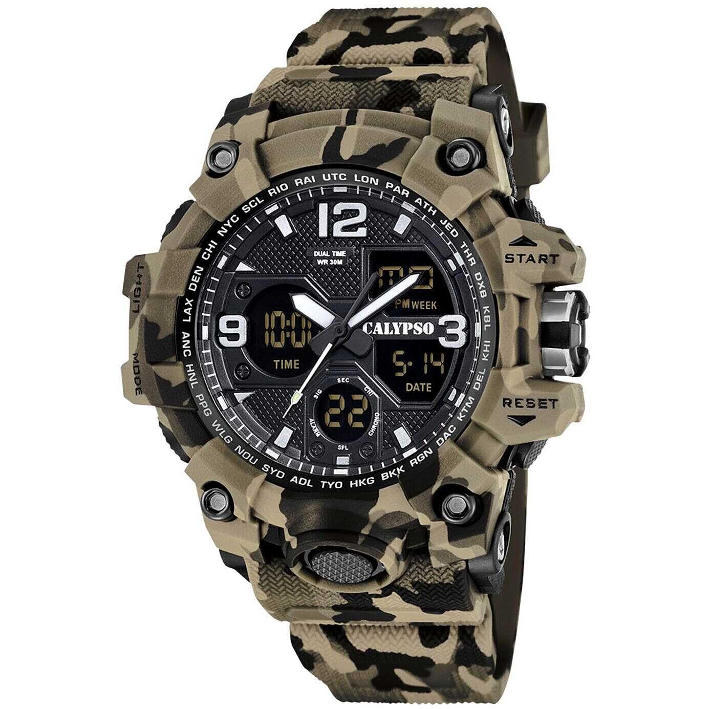Calypso XTrem K5855 orologio uomo blu 5 ATM