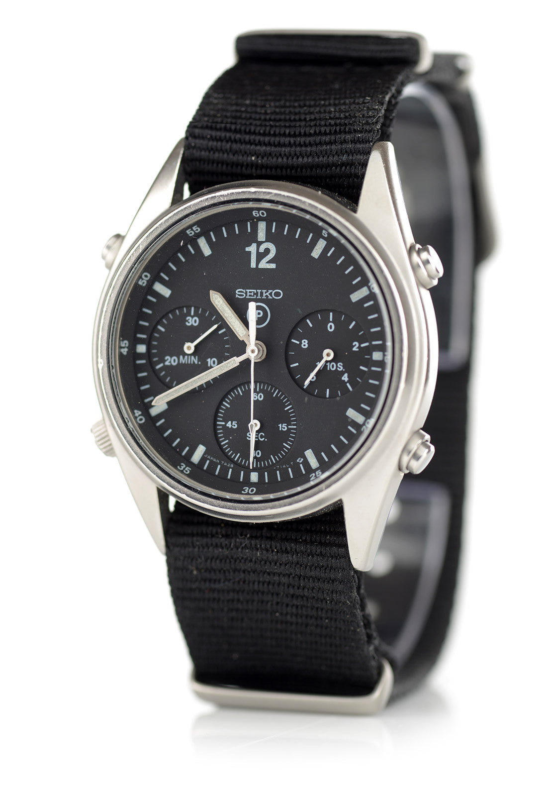 Mr Jones Vintage Seiko RAF orologio cronografo 38mm militare