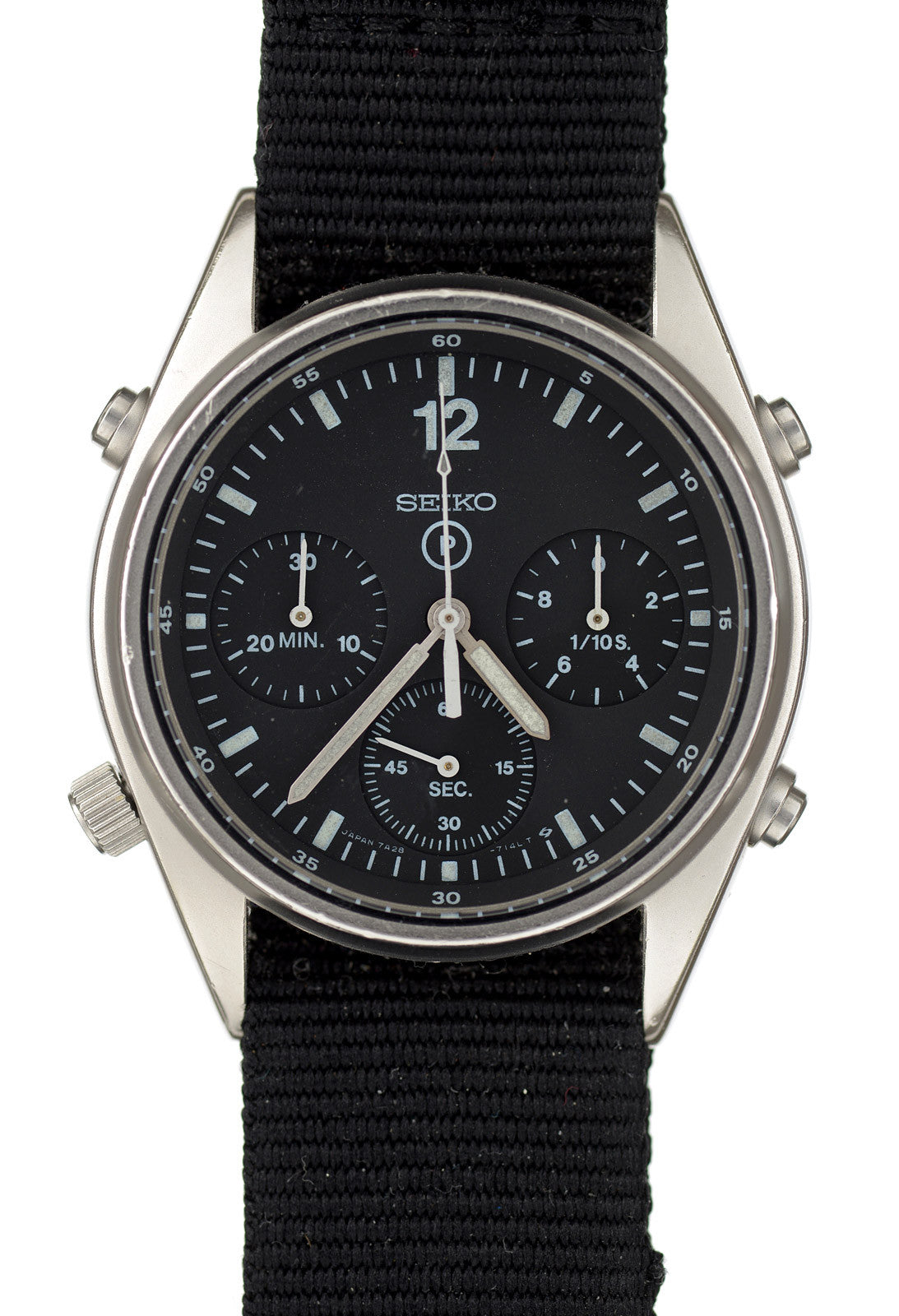 Mr Jones Vintage Seiko RAF orologio cronografo 38mm militare